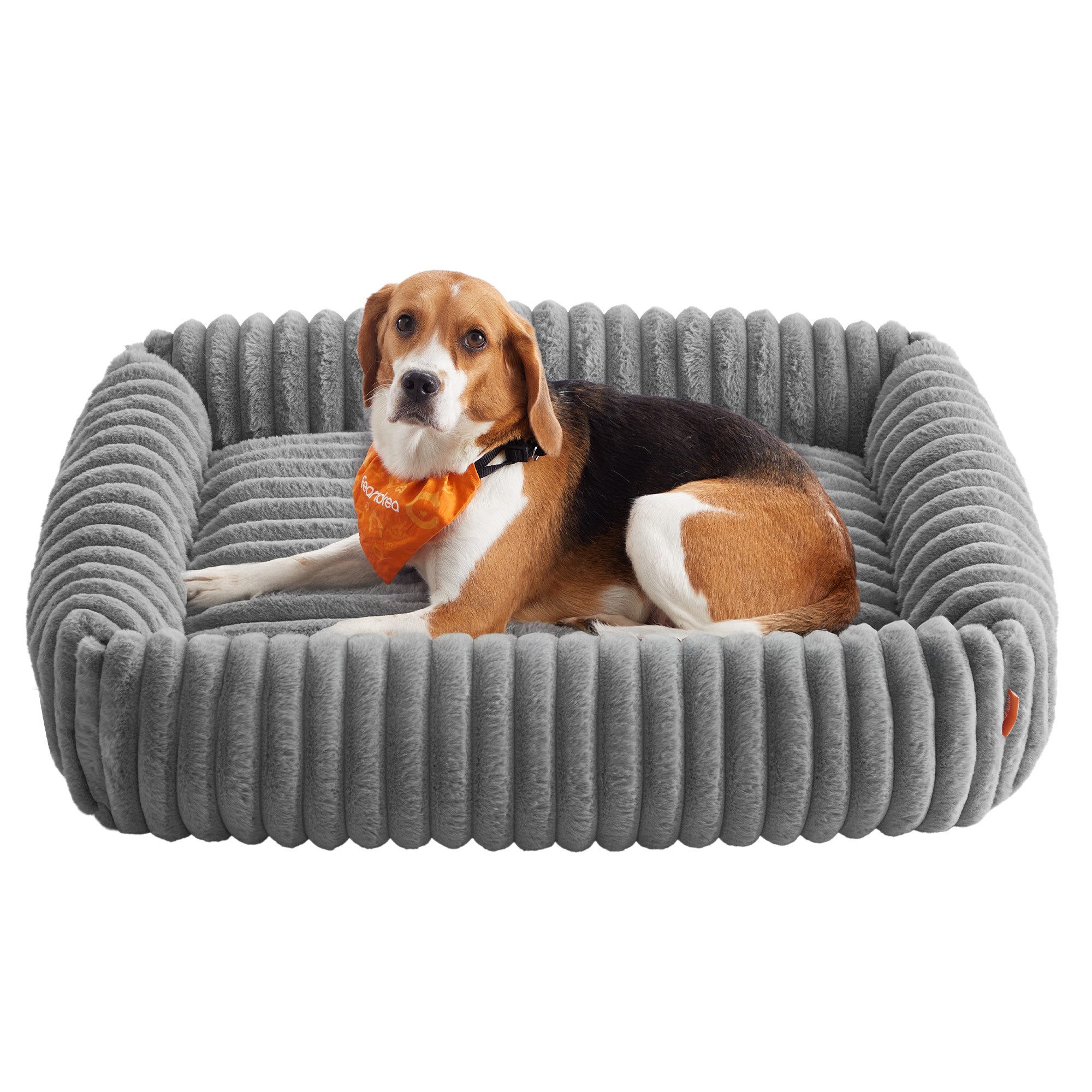 FEANDREA Hundebett, großes orthopädisches Hundekörbchen, Hundekissen günstig online kaufen