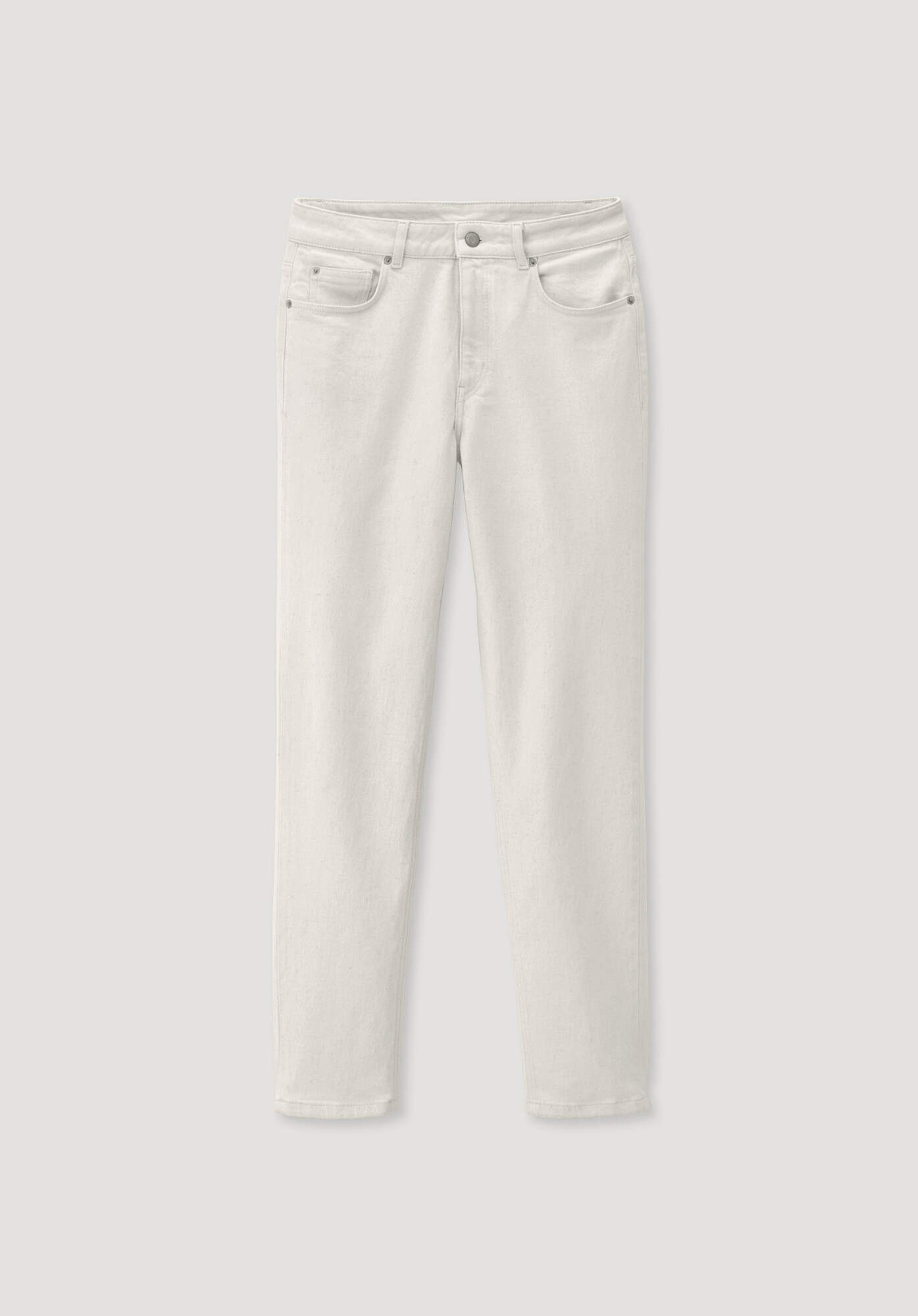 Hessnatur 5-Pocket-Jeans HANNA High Rise Mom aus Bio-Baumwolle mit Hanf (1-tlg)
