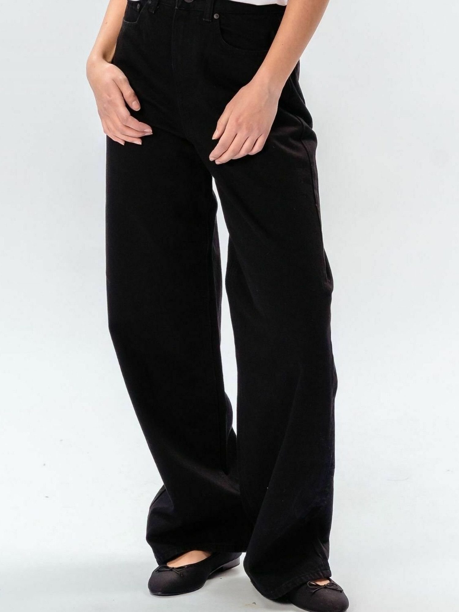 TEESHOPPEN 5-Pocket-Hose TEESHOPPEN Jeans Wide