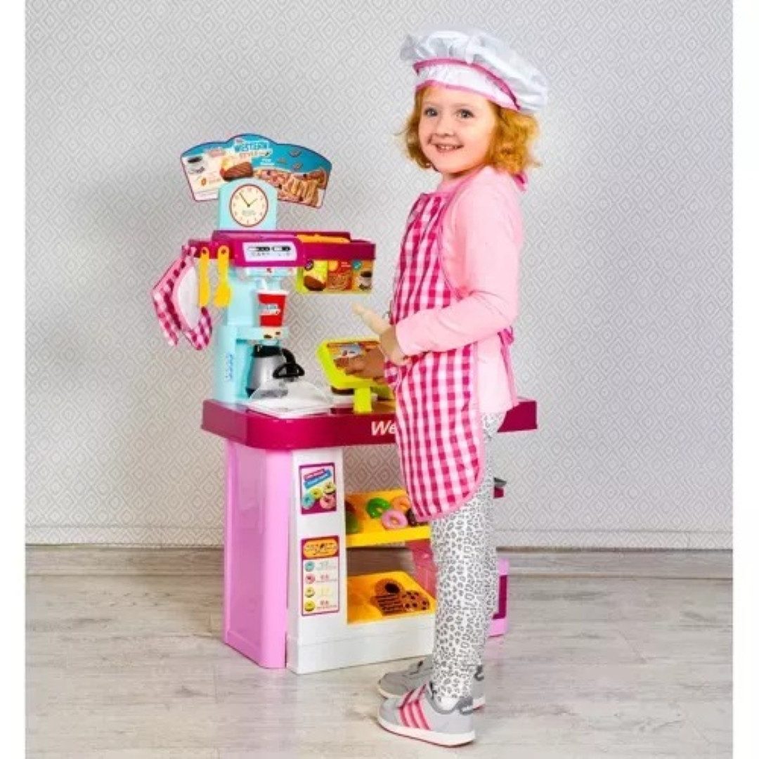 KRUZZEL Kochschürze Kinderkochset mit Kochschürze Löffel günstig online kaufen
