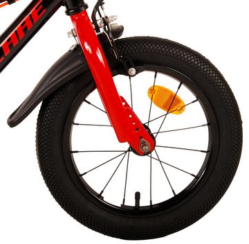 Volare Kinderfahrrad Kinderfahrrad Super GT für Jungen 14 Zoll Kinderrad in Rot Fahrrad