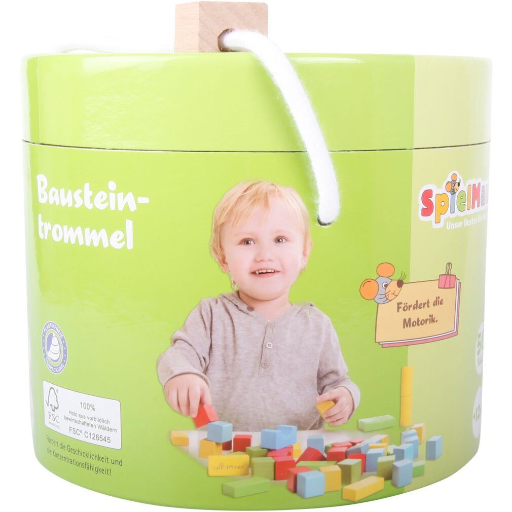Vedes SMH Holzbausteine bunt 50-tlg. Spielbausteine, (Packung)