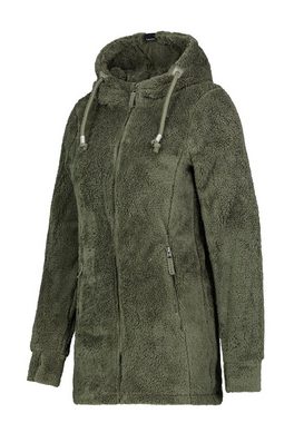 SUBLEVEL Fleecejacke Kuschelfleece Jacke mit Kapuze