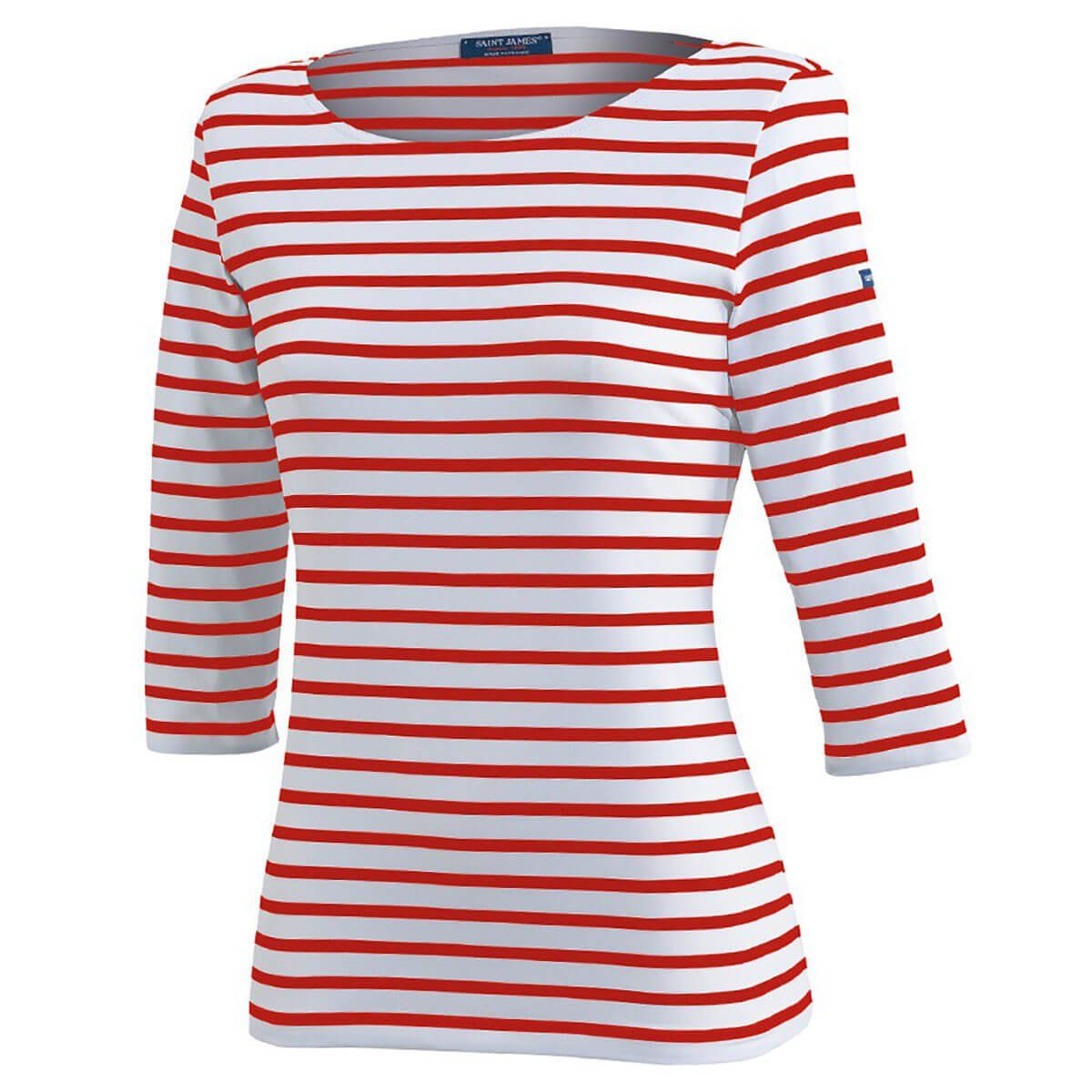 Saint James 3/4-Arm-Shirt 5498 Damen Shirt 3/4 Arm Garde Cote III R mit Streifen