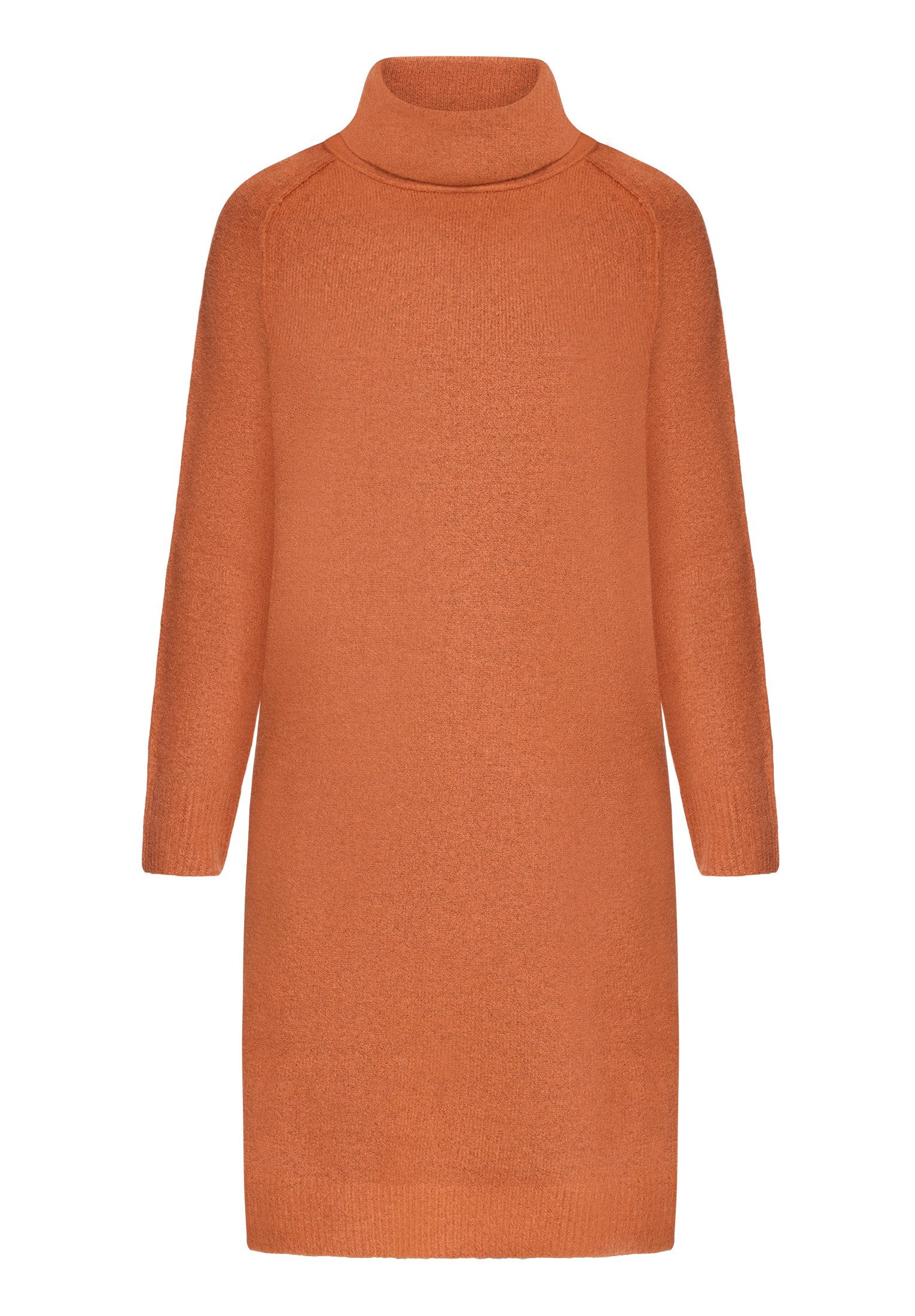Cartoon Strickkleid Damen mit Turtle Neck