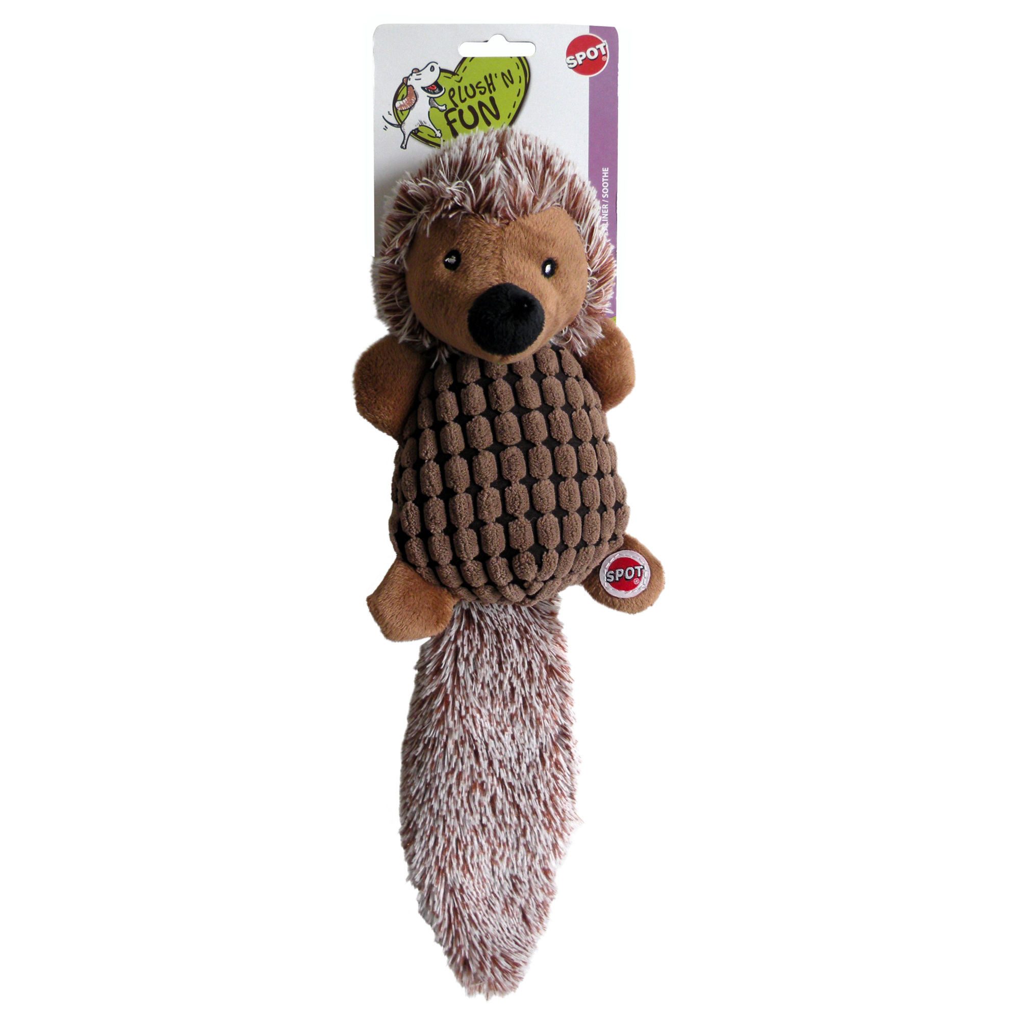 Tyrol Tierquietschie TYROL Hundespielzeug, Igel mit Quietscher aus Plüsch günstig online kaufen