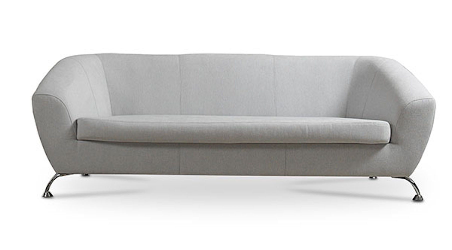 Feldmann-Wohnen Farbe mit Lira, 07) ockergelb Sofa (Avra Wellenunterfederung 202cm wählbar