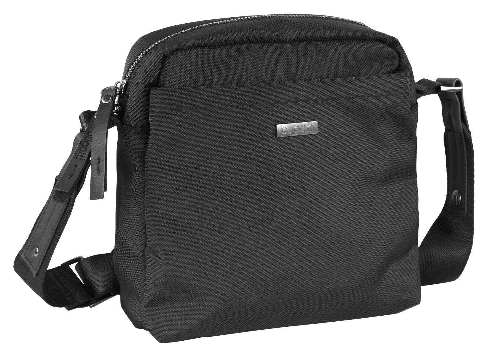 bugatti Handtasche bugatti CONTRATEMPO Schultertasche klein schwarz