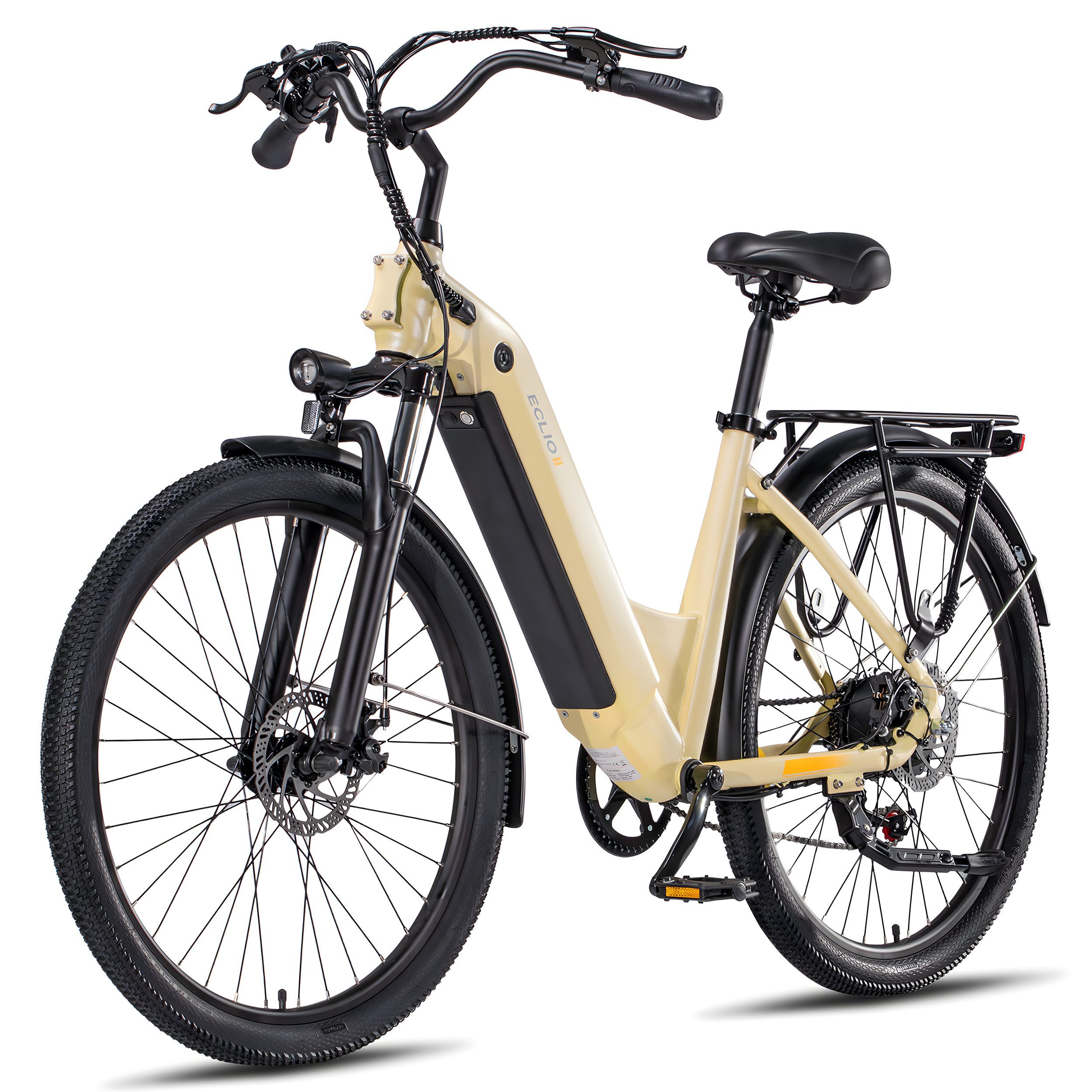 Vankel E-Bike Mountainbike e bike für herren 26 zoll 18.2AH 36V 655WH damen 120km Elektrofahrrad, Kettenschaltung, Heckmotor, 655 Wh, (Beleuchtungsset mit Batterieladegerät, Batterieschlüssel, Werkzeug), Komfortables Stadtrad mit Scheibenbremsen & 26" Bereifung für Pendler