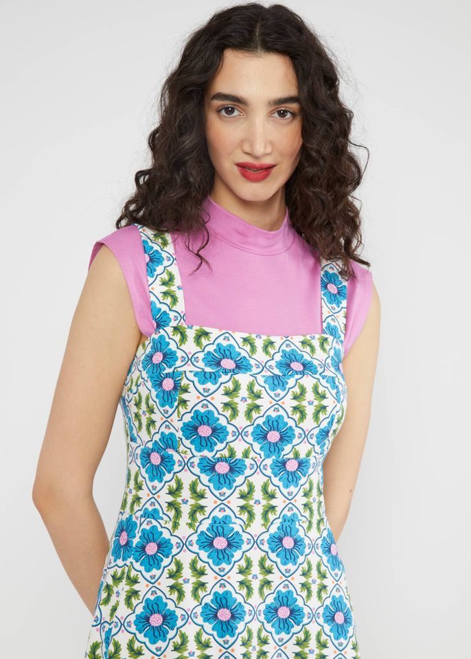 Blutsgeschwister Midikleid - Kleid Strapteaserette günstig online kaufen