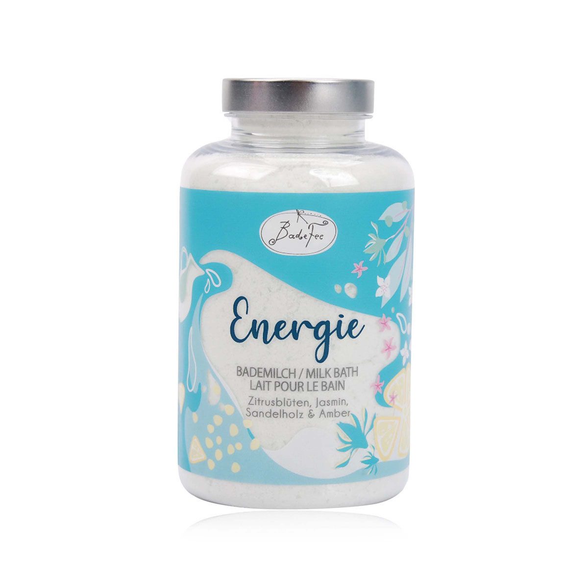 Badefee Badezusatz Energie, 1-tlg., Milchbad aus Molkepulver, Mandelöl und Meersalz 370 g