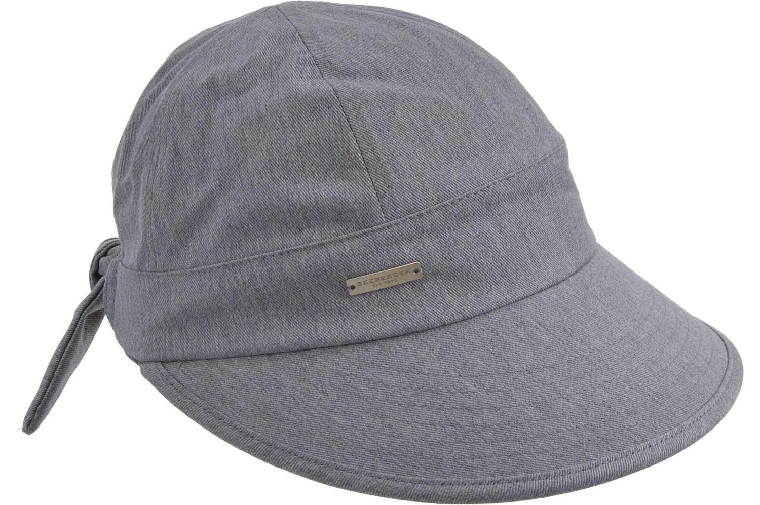 Seeberger Baseball Cap Schildkappe aus 100% Baumwolle mit Schleife hinten günstig online kaufen