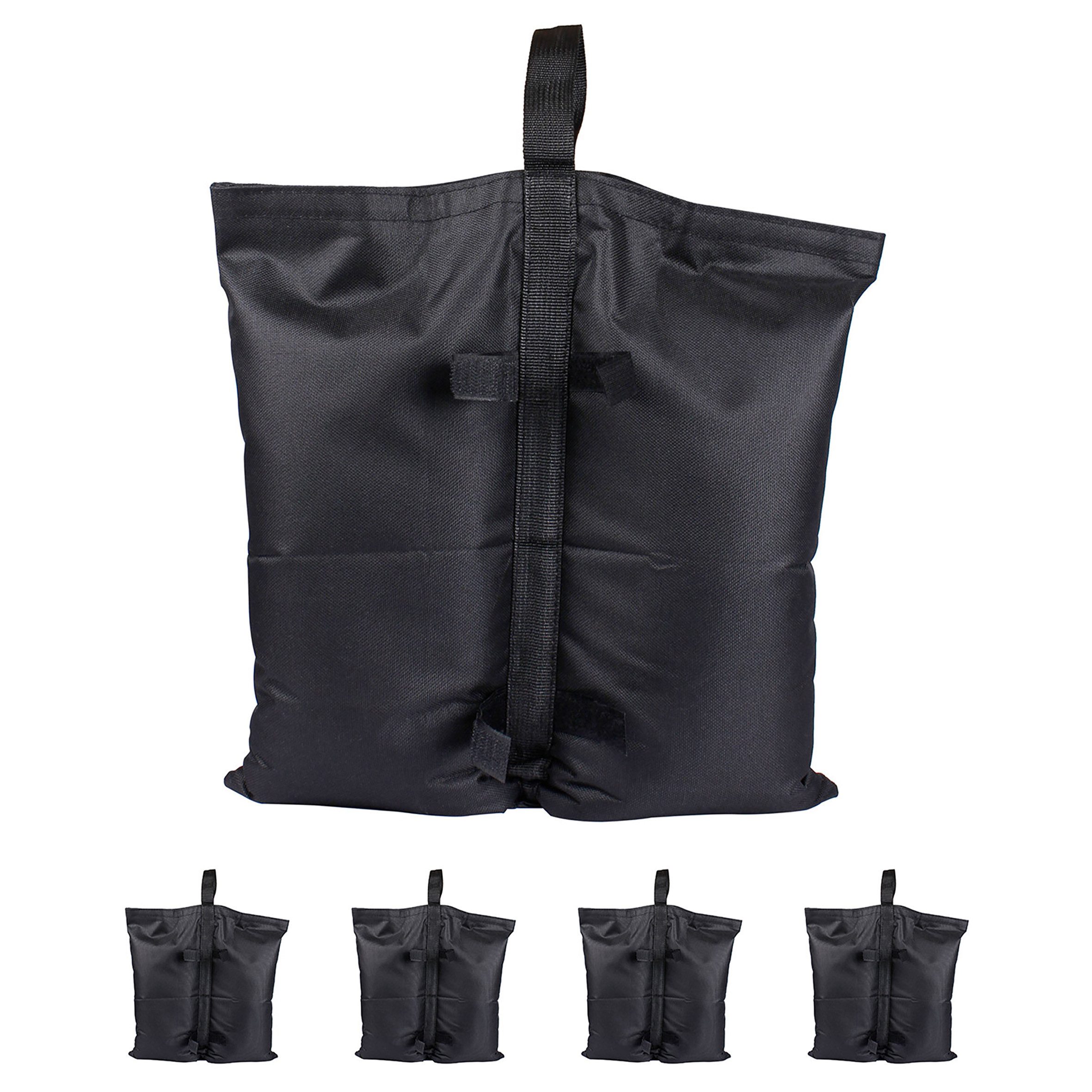 Spetebo Pavillon-Sandsäcke Sandsack zum Befüllen 37 x 35 cm - 4er Set, Pavillon, (Anzahl, 1-tlg., Stück), breite Trageschlaufe oben