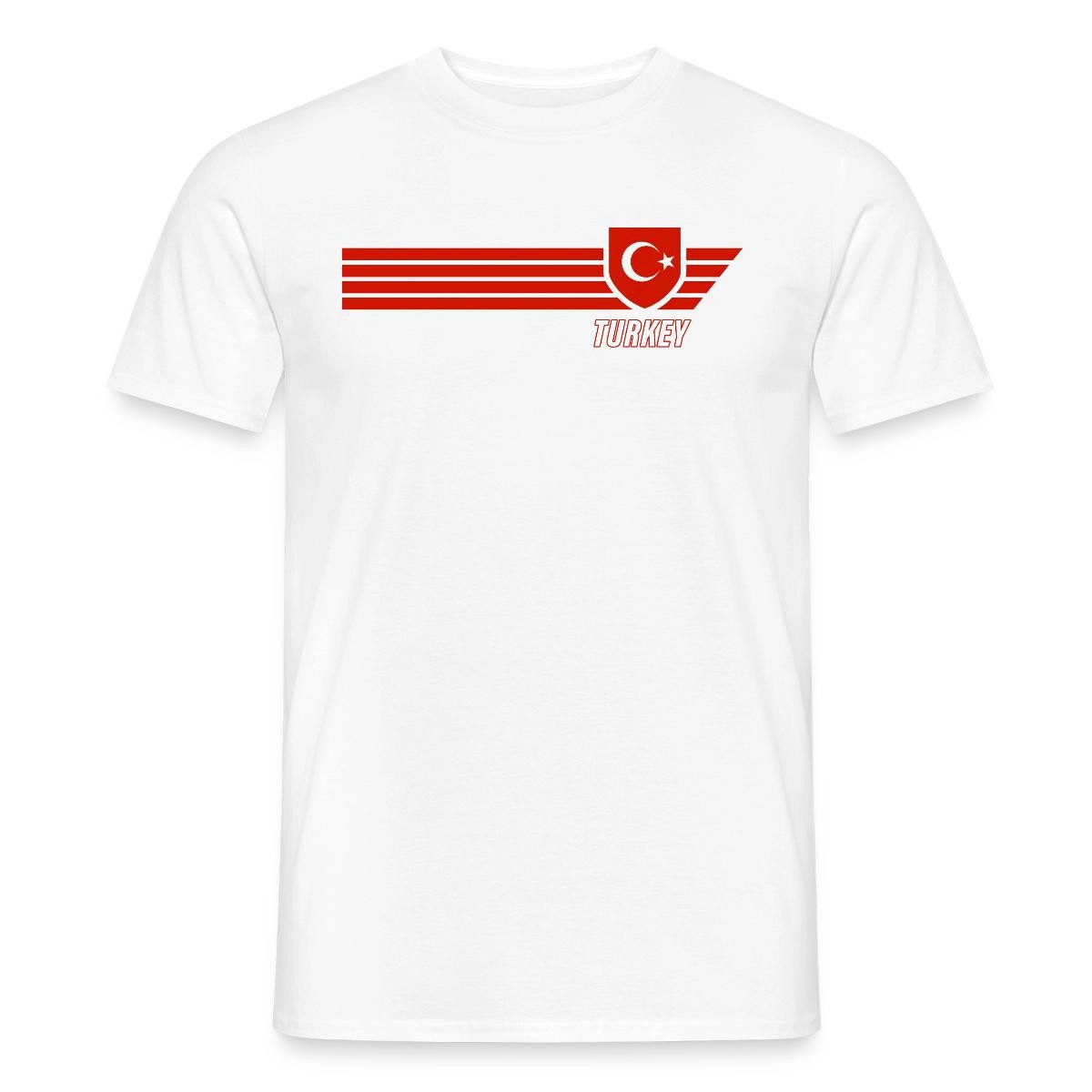 Spreadshirt T-Shirt Türkei Fußball Fanlook Trikot Männer T-Shirt (1-tlg)