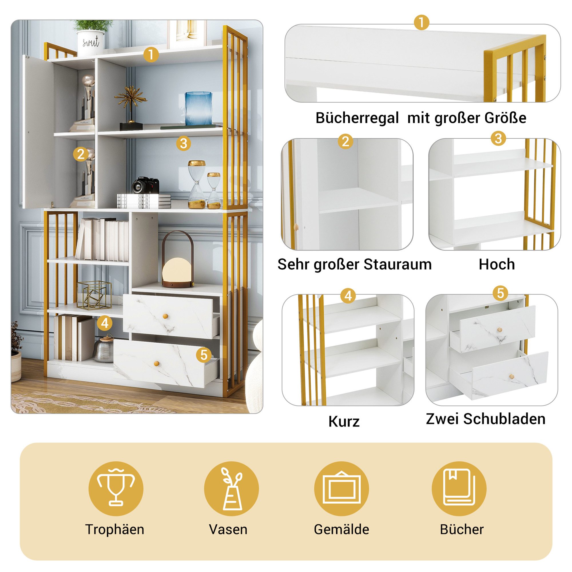 i@home Bücherregal Industrieregale, vertikale Regale mit günstig online kaufen