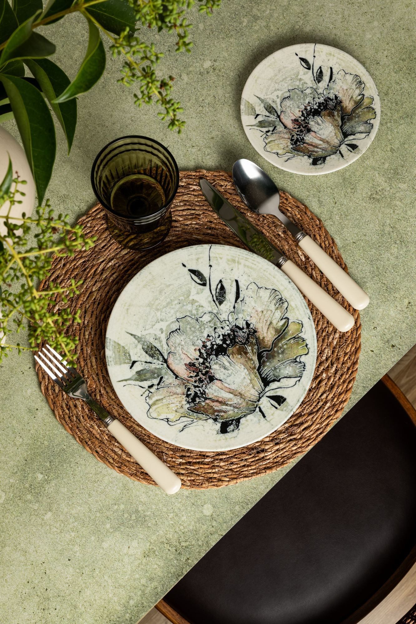 Hermia Concept Dessertteller null, (4 St), Mehrfarbiges Dekor