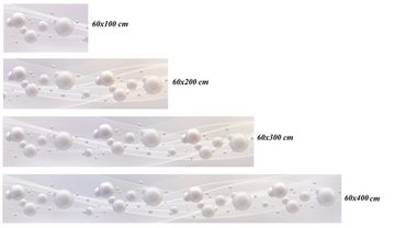Rodnik Küchenrückwand Weiße Kugeln, ABS-Kunststoff Platte Monolith in DELUXE Qualität mit Direktdruck