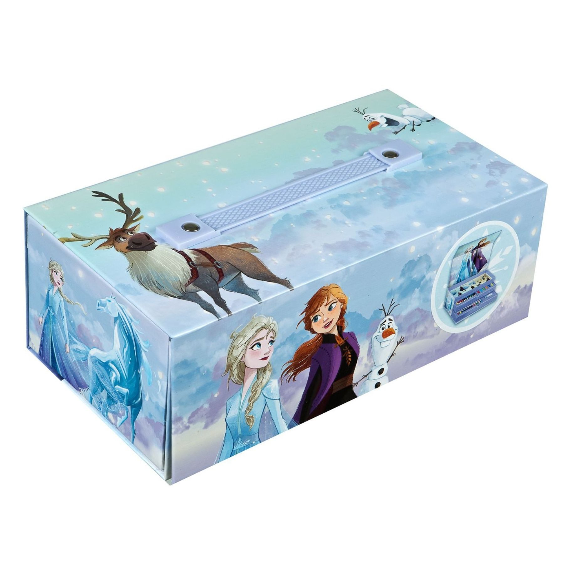 Disney Frozen Kreativset Malkasten mit Schublade Kreativset für junge Künstler, (44-tlg)