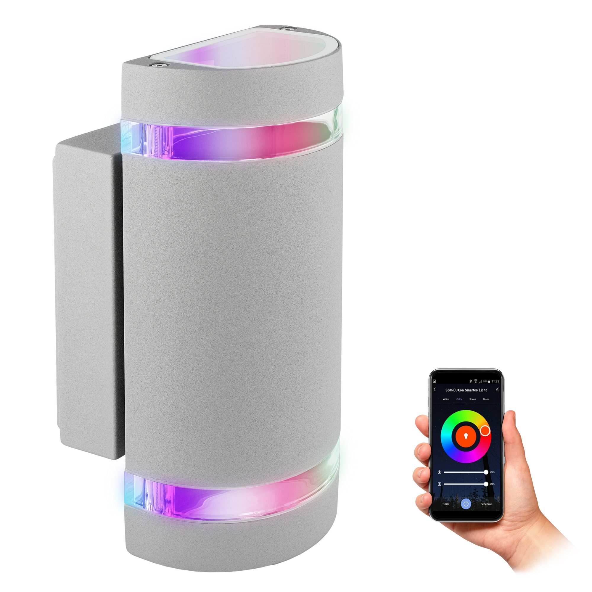 SSC-LUXon LED Außen-Wandleuchte ZORA Wandleuchte Up günstig online kaufen
