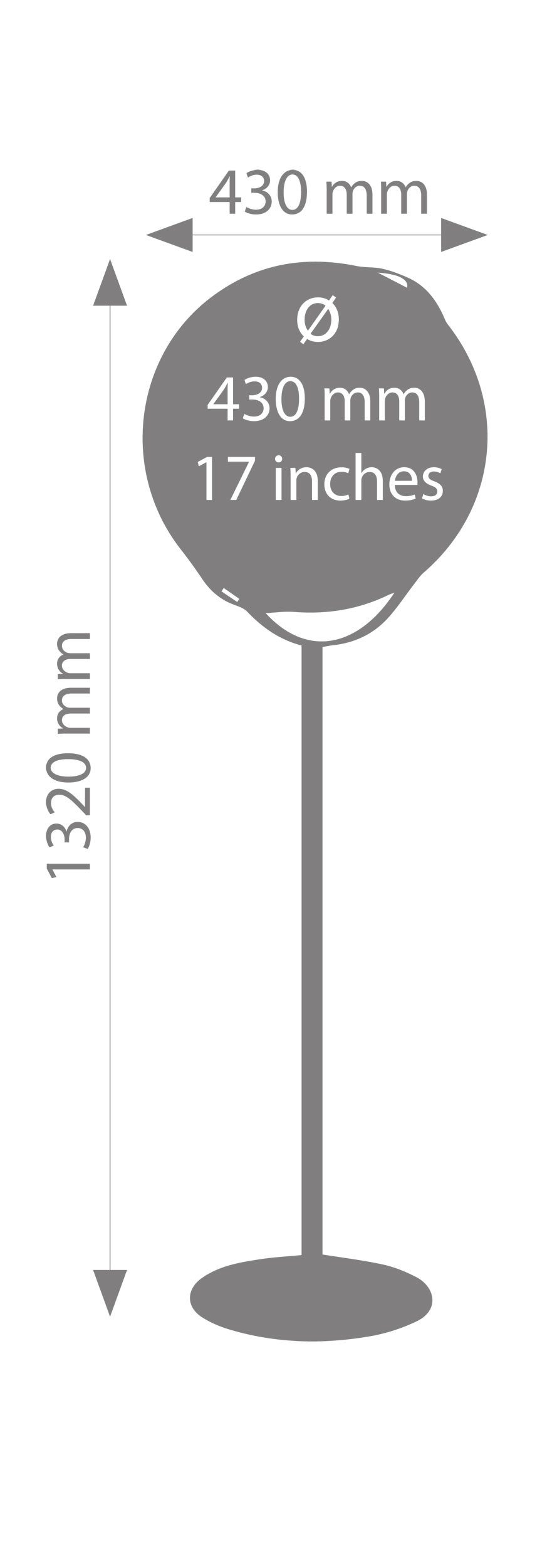 TROIKA Globus APOLLO LIGHT FLEX mit LED & Akuu, stufenlos dimmbar, mit Holzfuß, (45 cm Durchmesser, 1-tlg), Design-Standglobus für Erwachsene, warmweiß & kaltweiß Licht-Funktion