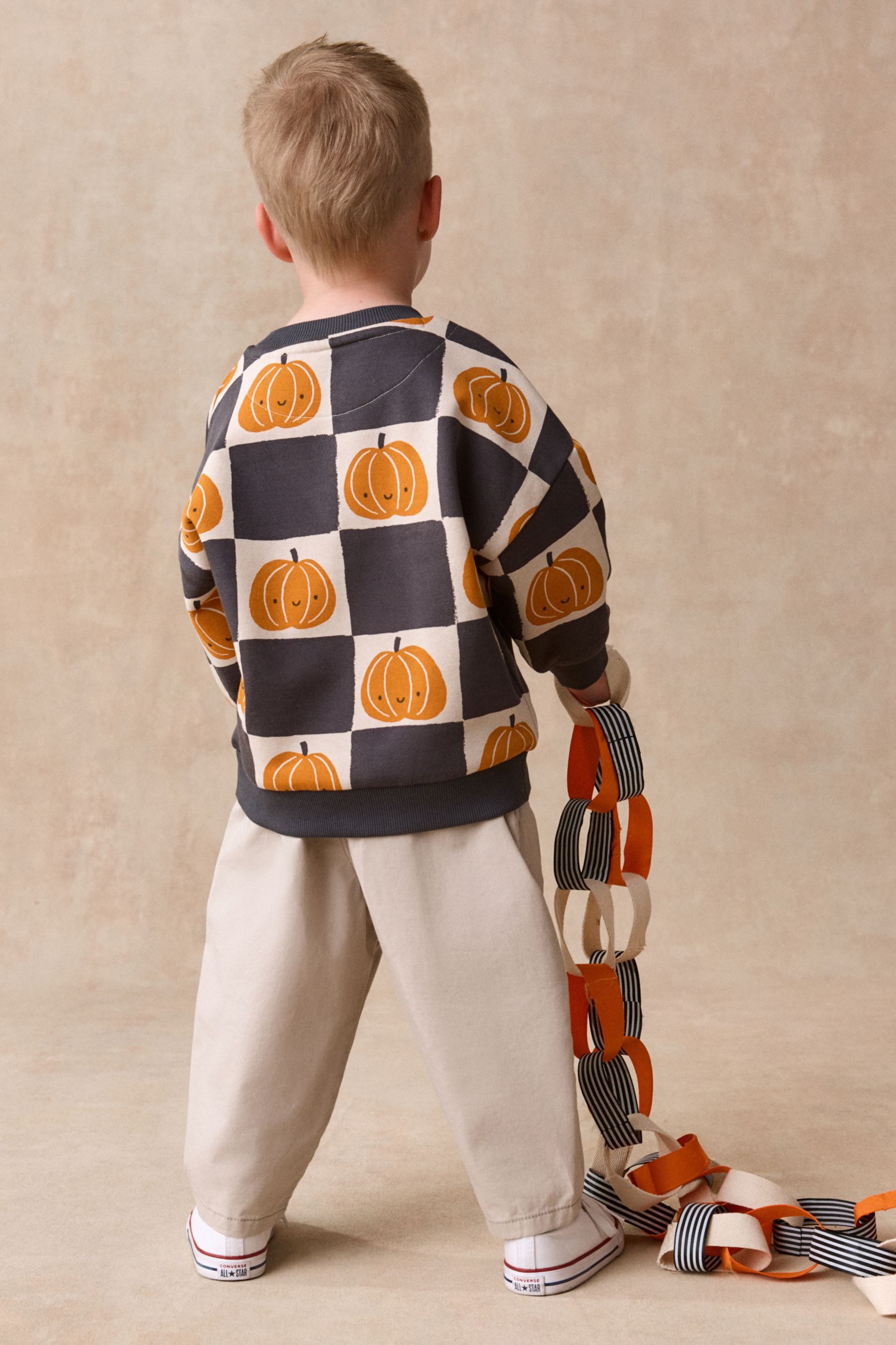 Next Sweater Oberteil mit Rundhalsausschnitt und Print (1-tlg)