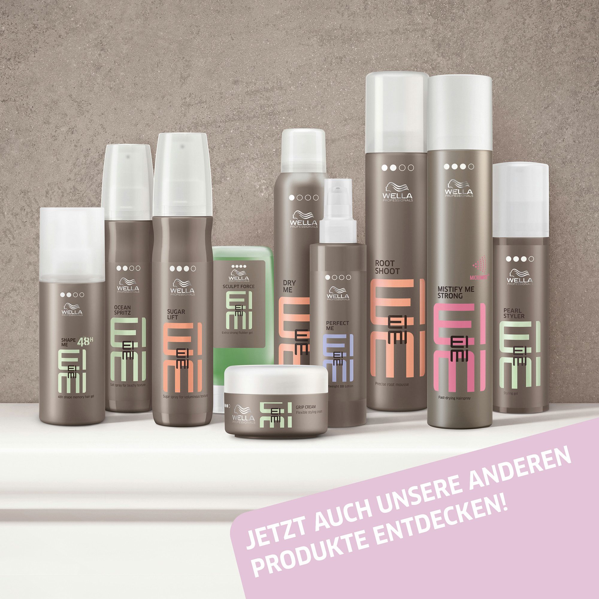Wella Professionals Haarpflege-Spray EIMI Mistify Me Strong Schnelltrockendes Haarspray, 24h Halt, leicht auskämmbar, Haltegrad 3