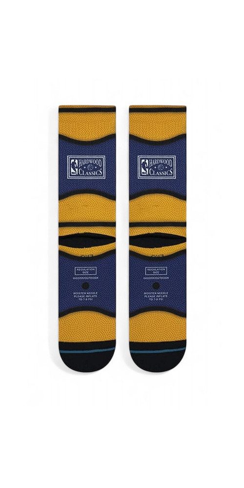 Stance Socken Tagessocke Crew Indiana Pacers Ball blau/gelb - 1 Paar