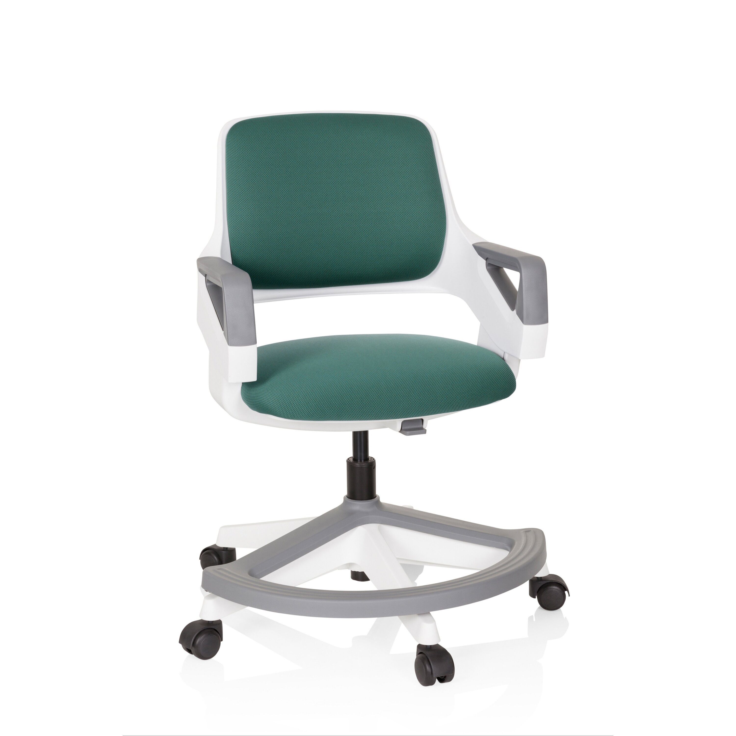 hjh OFFICE Drehstuhl Kinderdrehstuhl Kid Flex Stoff mit Armlehnen (1 St), Kinder Bürostuhl mitwachsend, ergonomisch