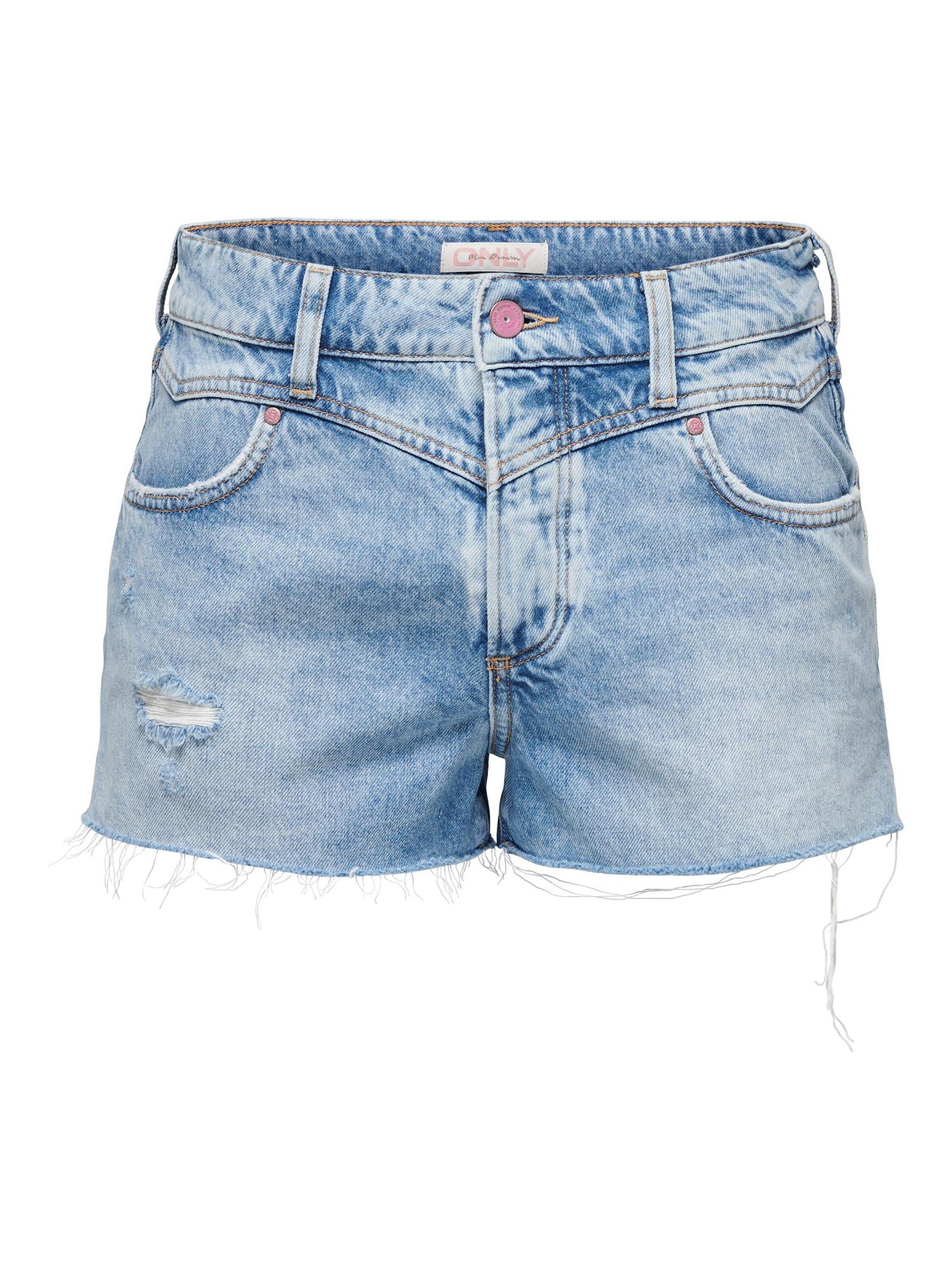 ONLY Jeansshorts Vally (1-tlg) Fransen günstig online kaufen
