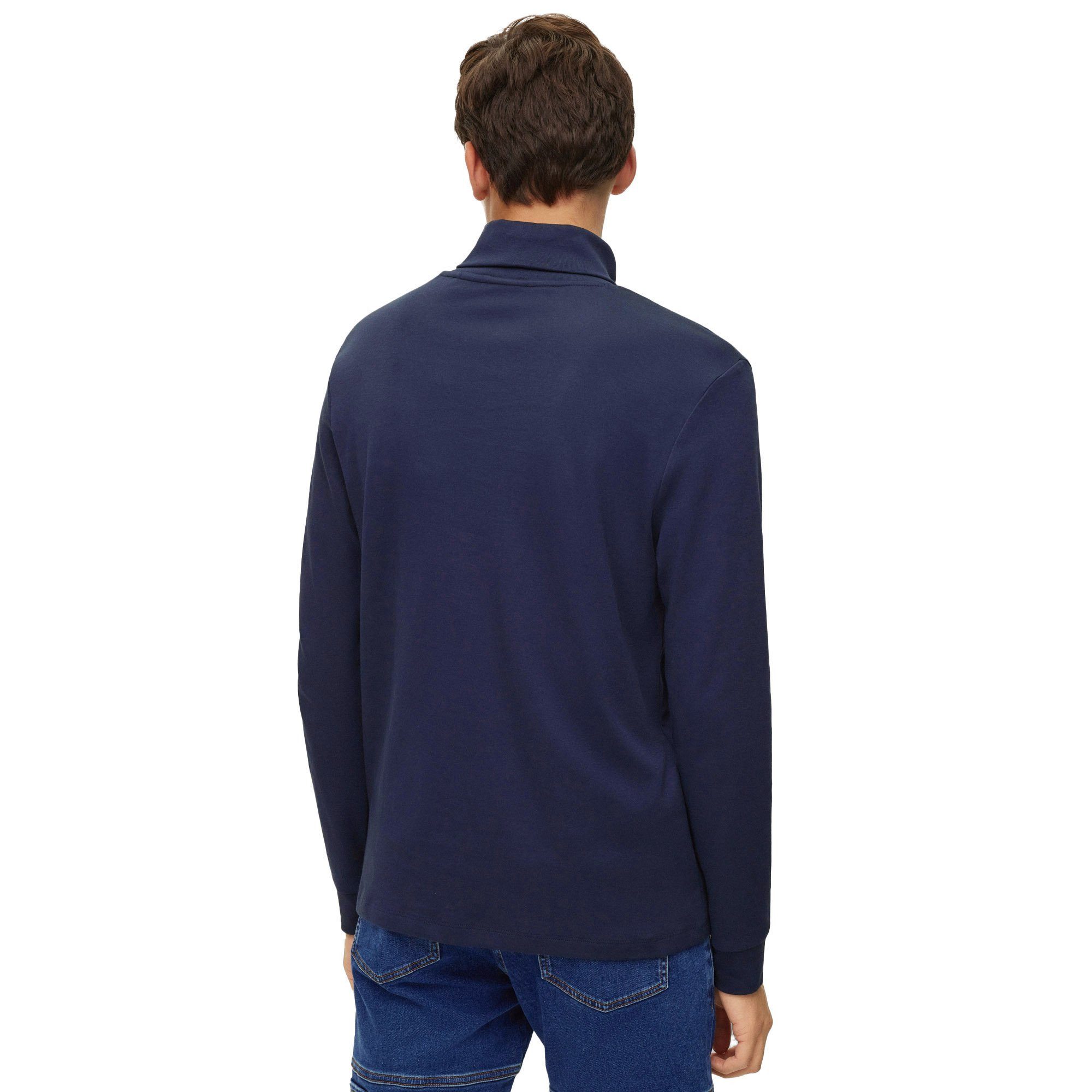 HUGO T-Shirt Herren Longsleeve 1er Pack Baumwolle DEROLLO224 (Packung, 1er Pack)