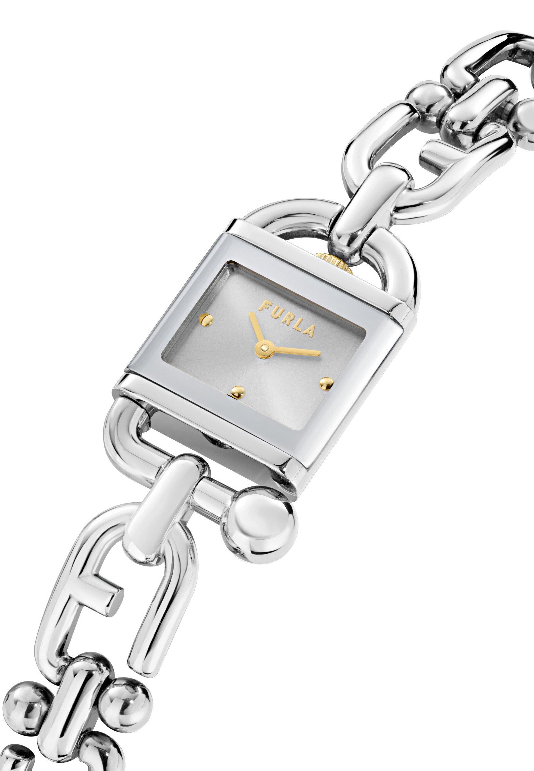 Furla Quarzuhr FURLA MIANUVOLA SQUARE, (1-tlg., Not a set – not applicable to this product), Quarz Analog – Bild 4 von 5