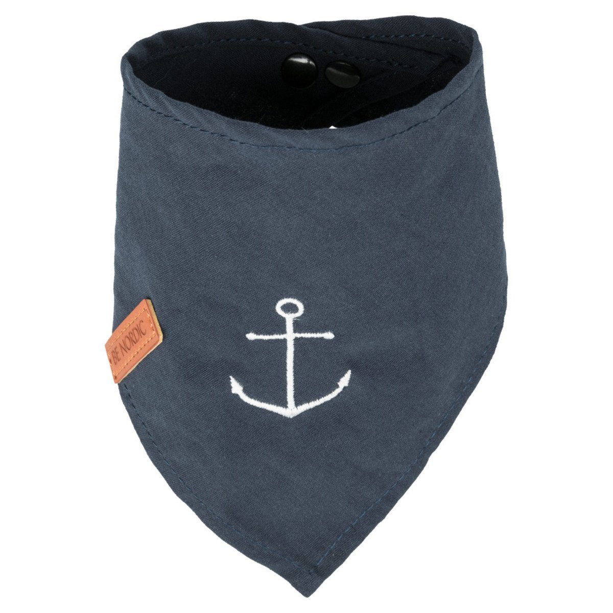 Tier-Halstuch BE NORDIC Halstuch mit Anker-Motiv dunkelblau