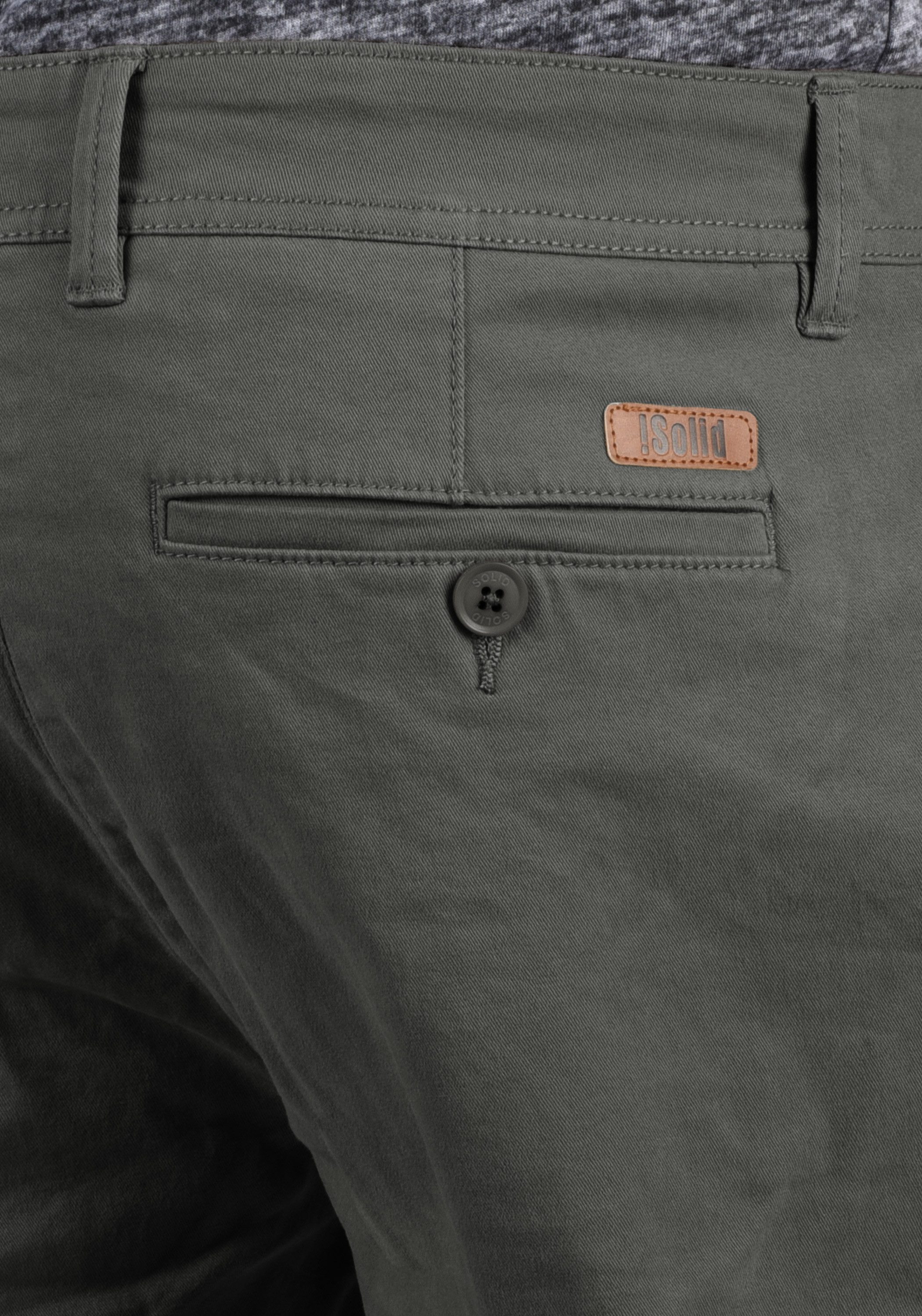 !Solid Chinoshorts SDLomego Kurze Hose mit knöpfbaren Gesäßtaschen