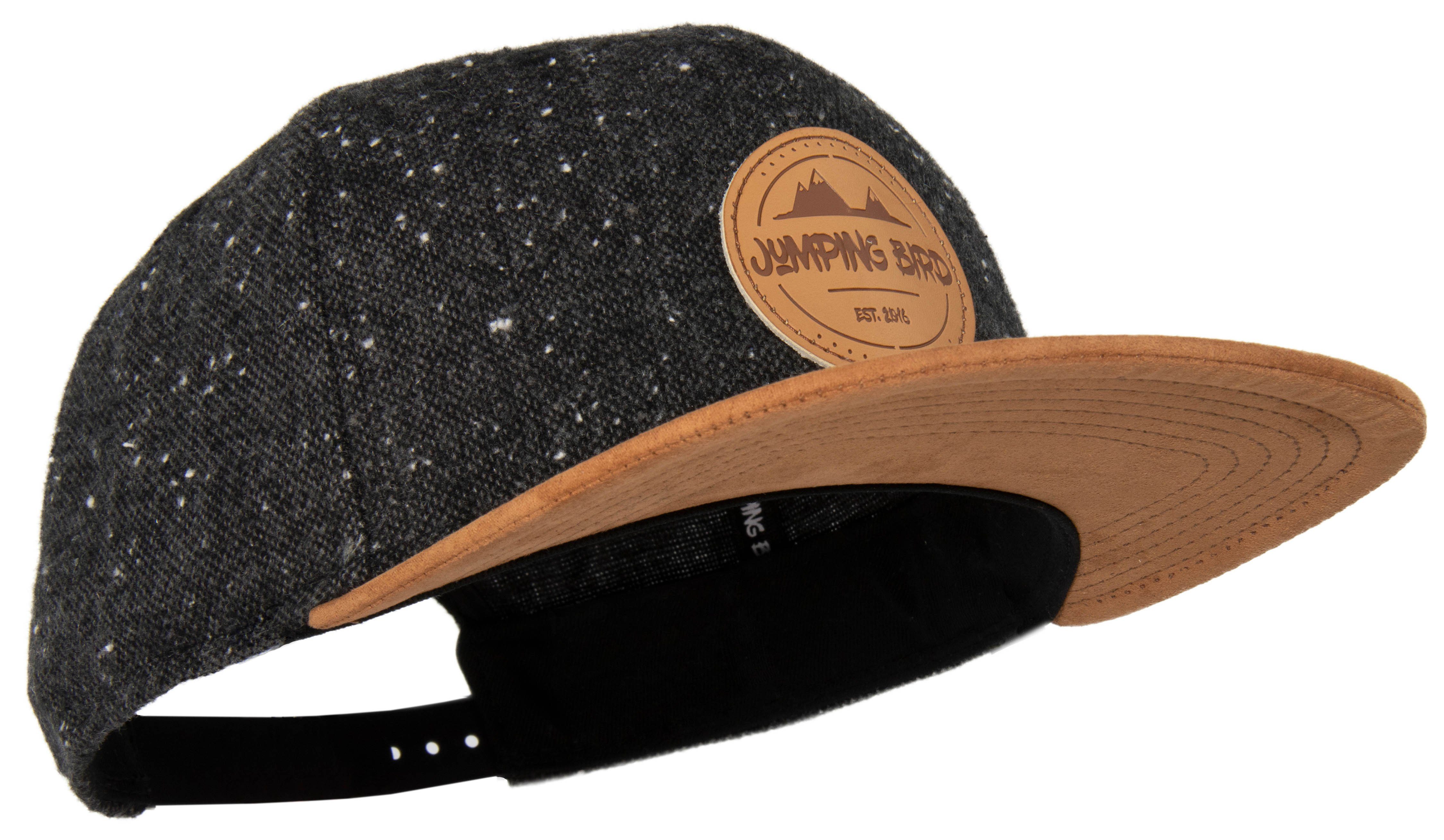 Jumping Bird Snapback Cap Dunkelgrau