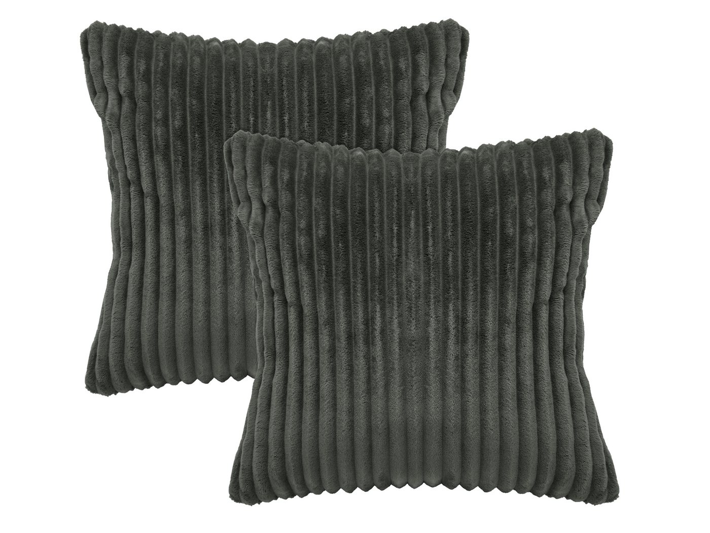 ZOLLNER Kissenbezug, (2 Stück), 40 x 40 cm, 100% Polyester, vom Hotelwäschespezalisten