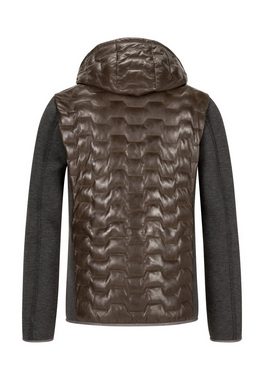 Milestone Lederjacke MS-Darwin Hybrid Steppjacke mit tailliertem Schnitt