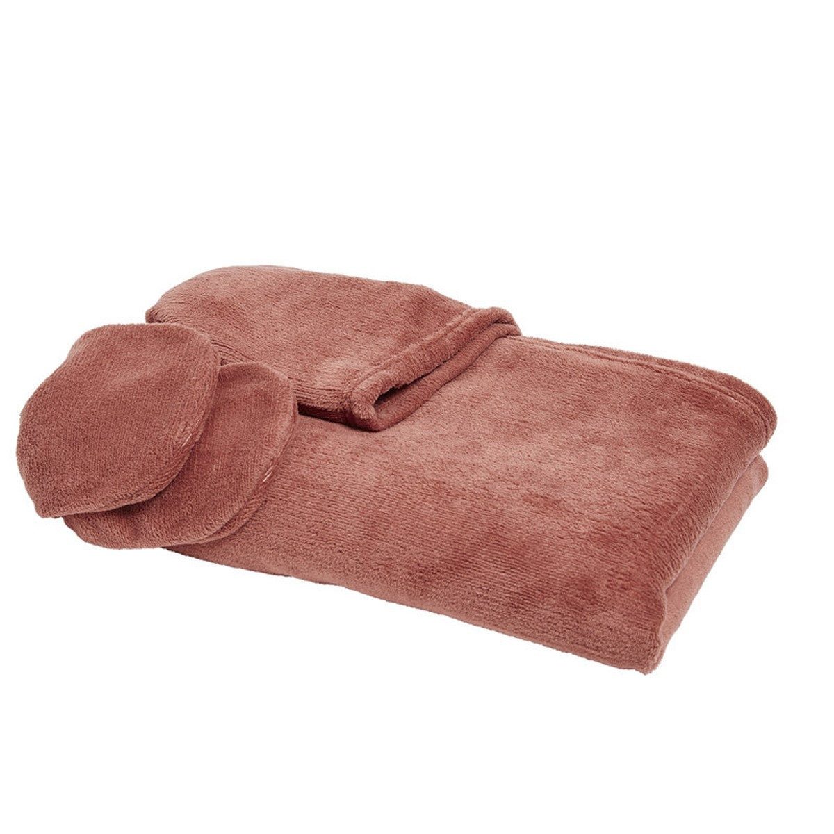 Wohndecke Kuscheldecke mit Ärmeln und Kapuze Essential, One Size, 115 x 165 cm, Today