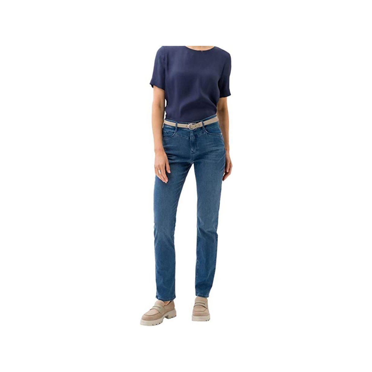 5-Pocket-Jeans (1-tlg) Brax blau