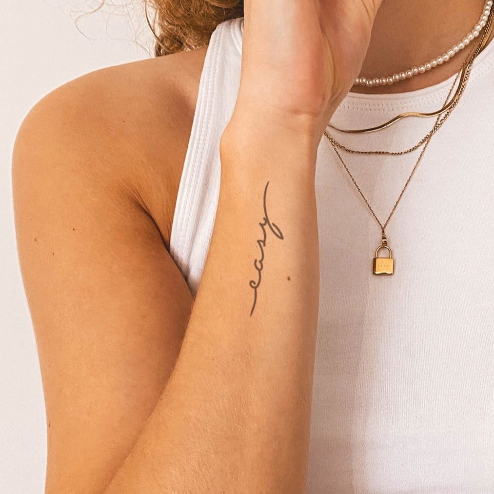 Inkster Schmuck-Tattoo Inkster temporäres Tattoo, Vegane & EU-Kosmetikzertifizierte Farbe