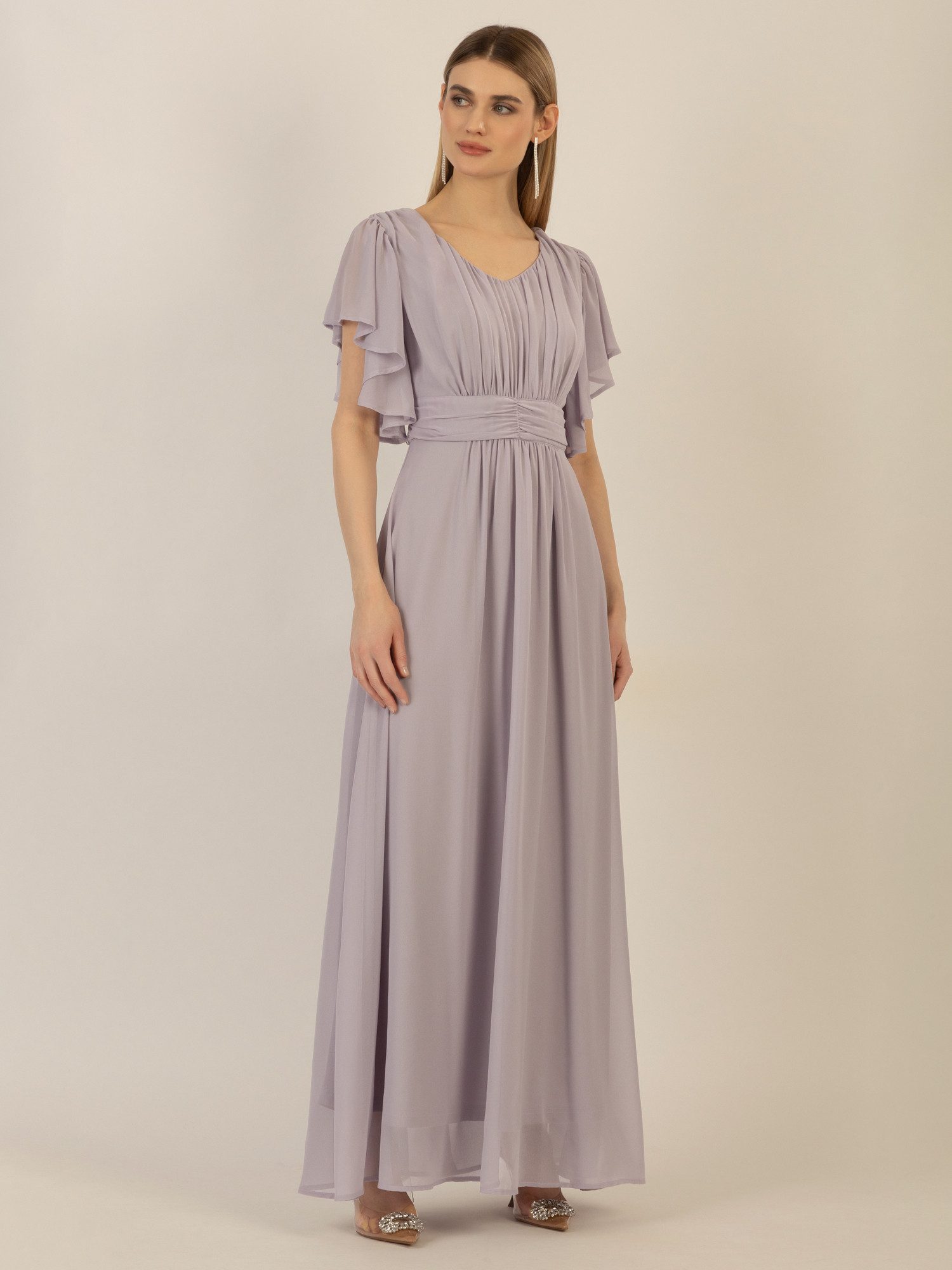 Apart Abendkleid aufwendig gearbeitet mit drappierten günstig online kaufen