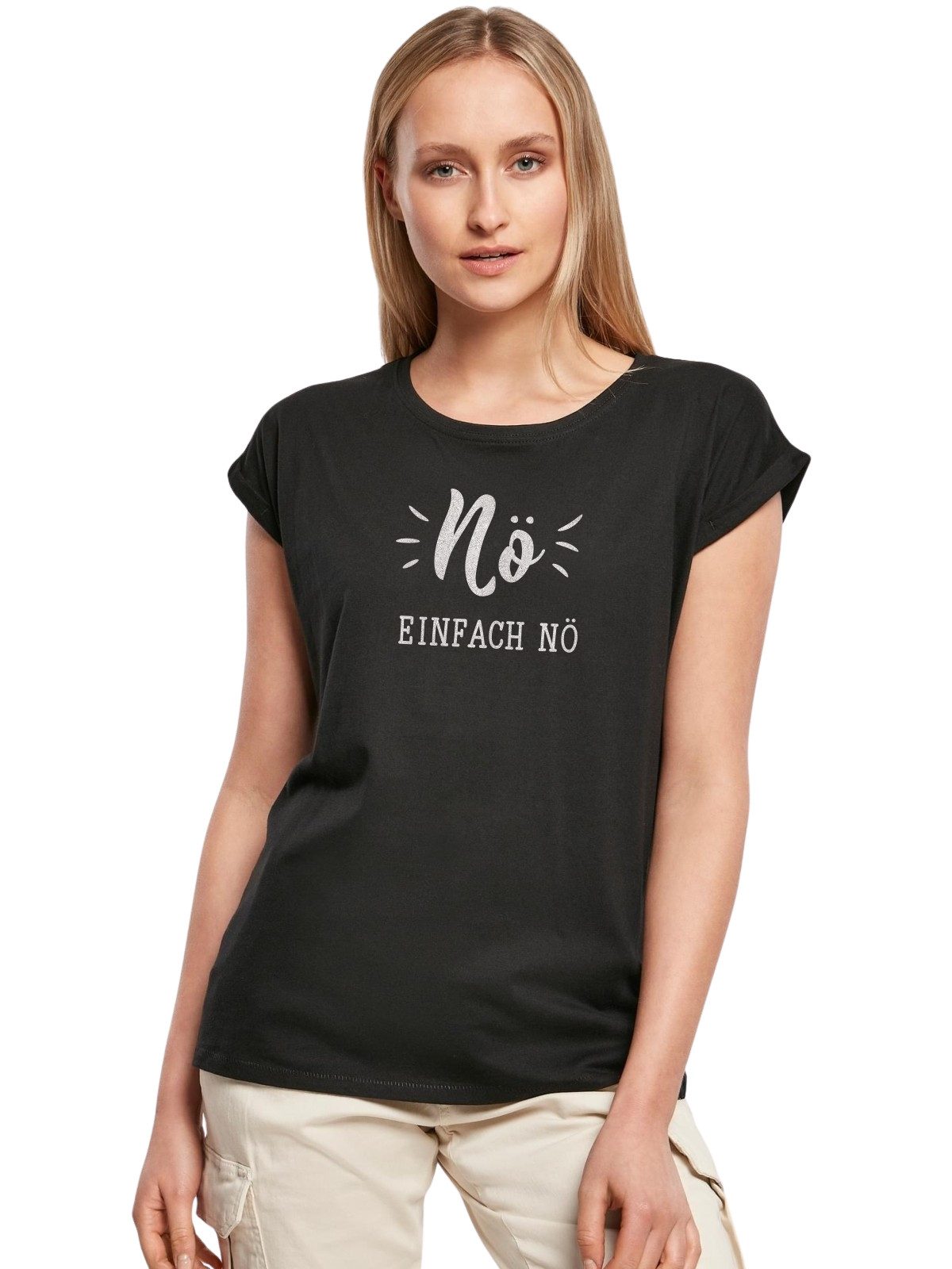 Be Famous Print-Shirt Classic Roll Up NOEINO (1-tlg., keine) günstig online kaufen