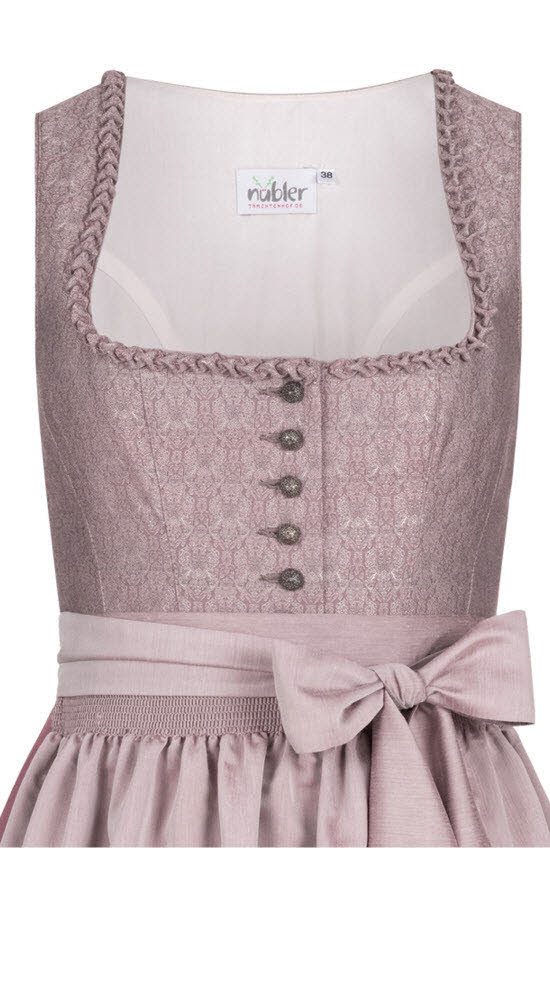 Nübler Dirndl Dirndl lang Adele in Altrosa von Nübler