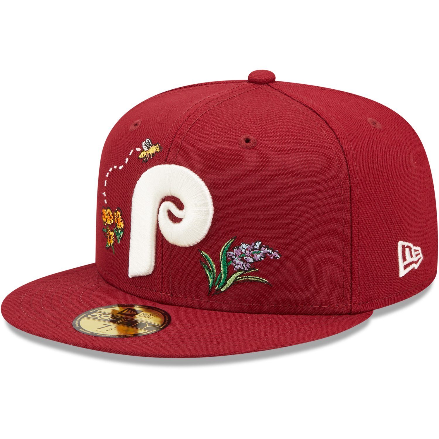 New Era Fitted Cap 59Fifty WATER FLORAL Philadelphia Phillies