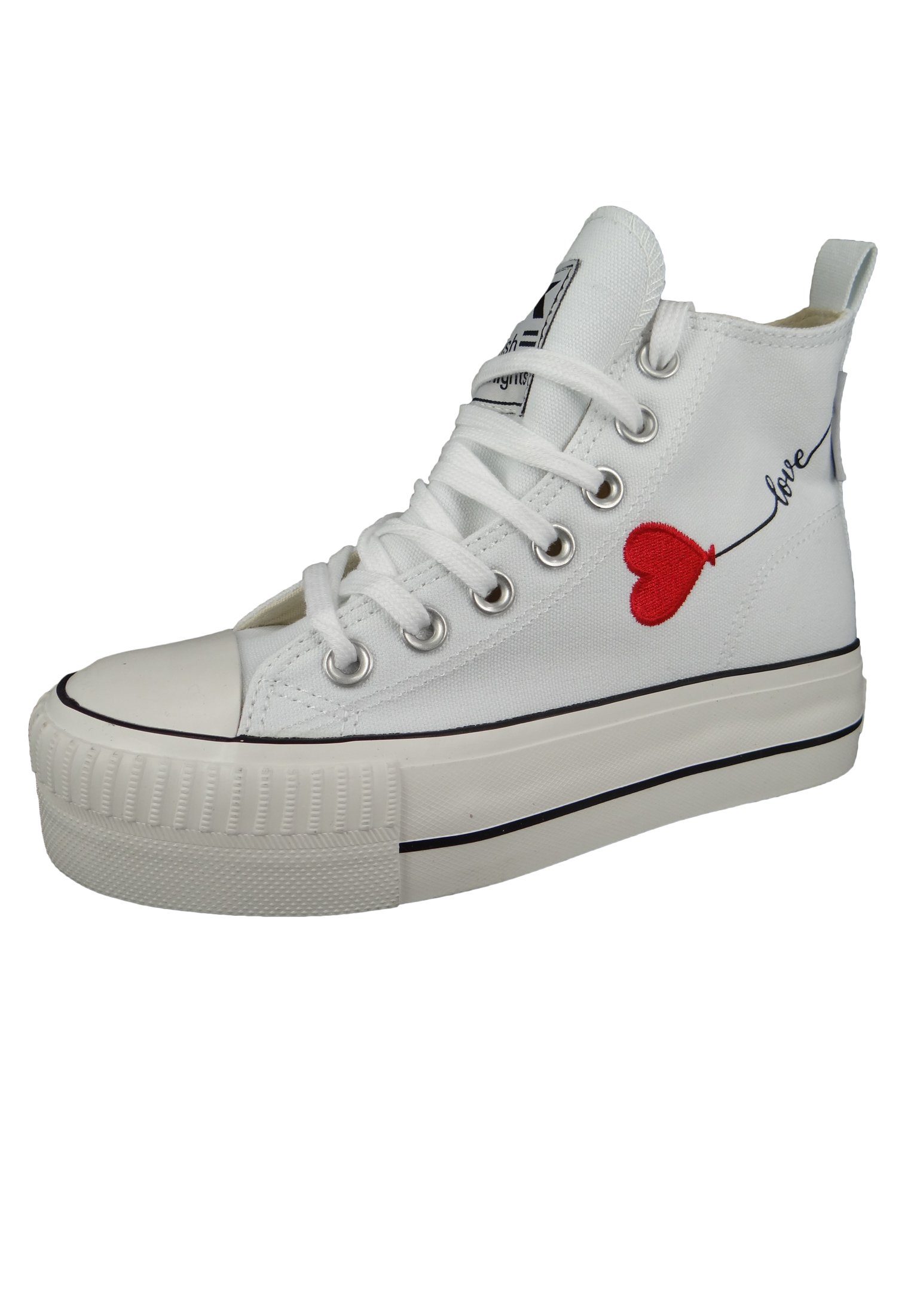 British Knights B49-3710 02 White/Heart Sneaker