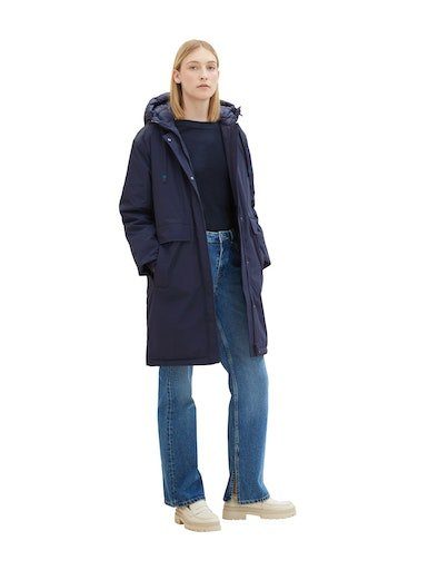 TOM TAILOR Parka mit gestepptem auch Kapuze Inlay - in blue captain sky der