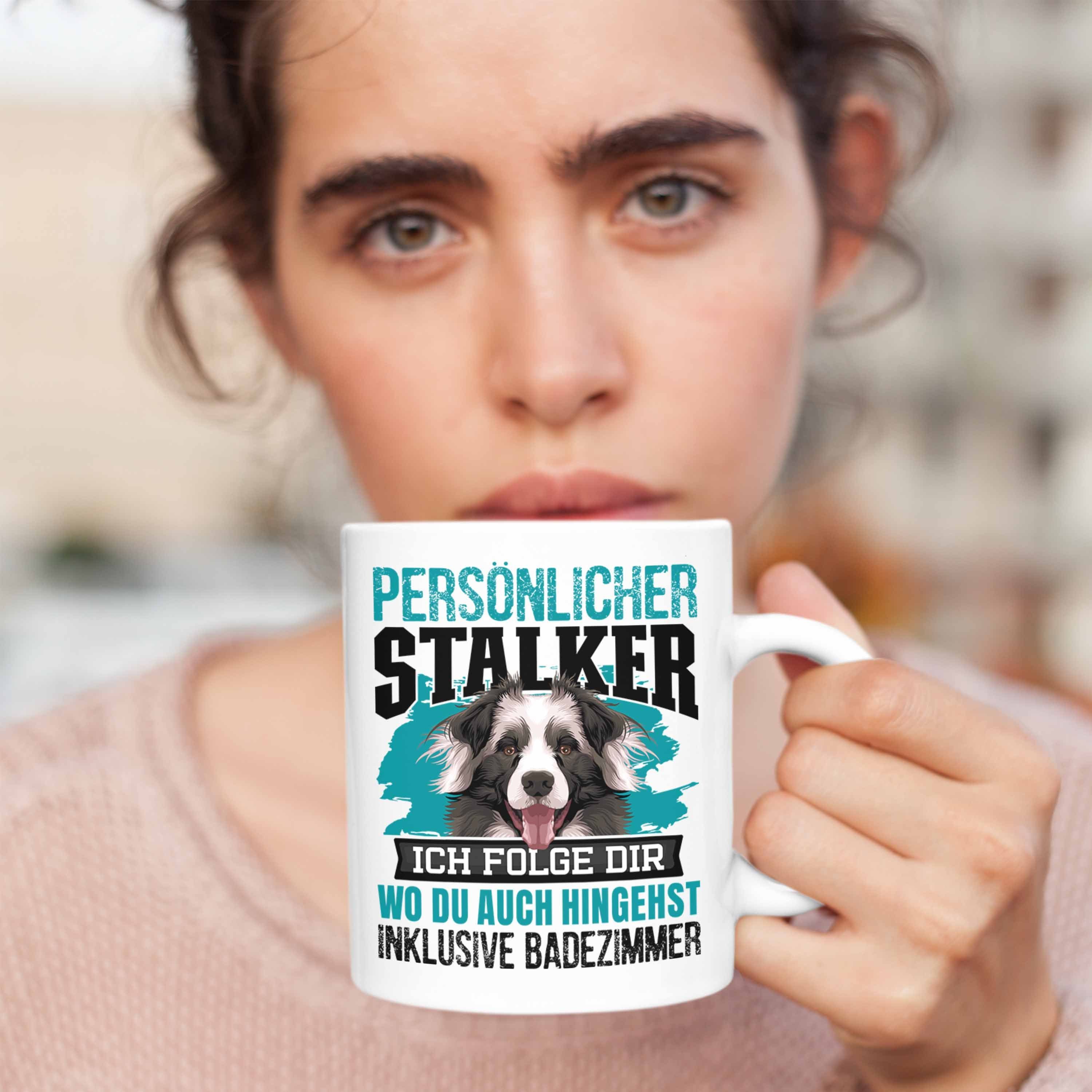 Tasse Weiss K Collie Geschenk Bordercollie Hundebesitzer Border Trendation Geschenkidee Tasse