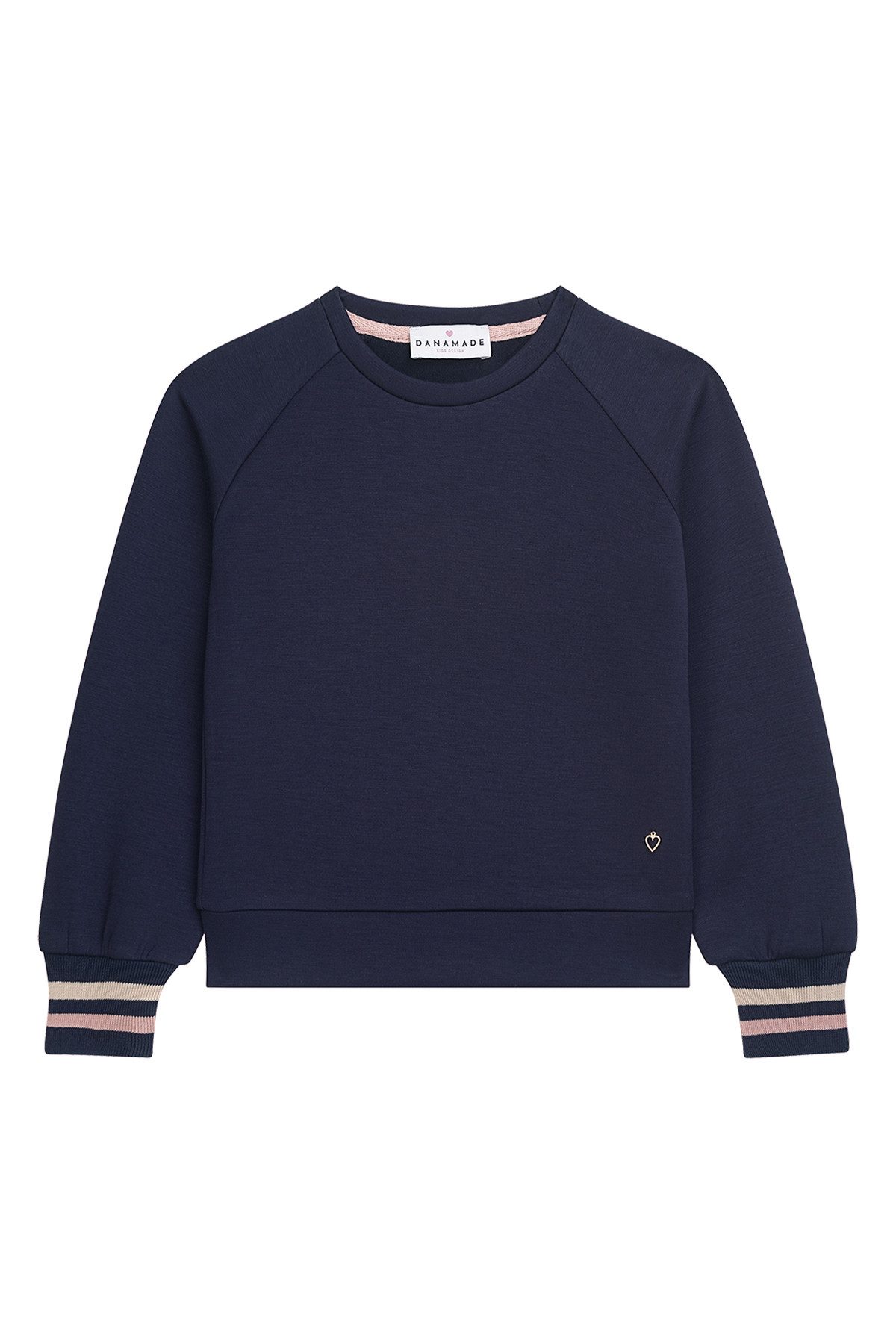 DANAMADE Sweatshirt DBRENDA (1-tlg) Klassisches Sweatshirt in Navy