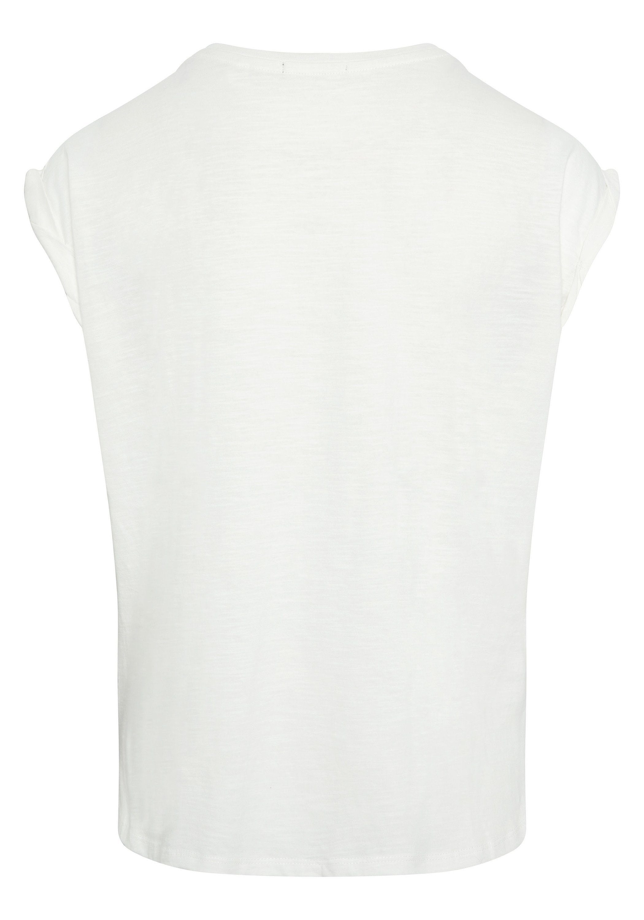 Chiemsee Print-Shirt T-Shirt mit White 1 Star Fotoprint 11-4202