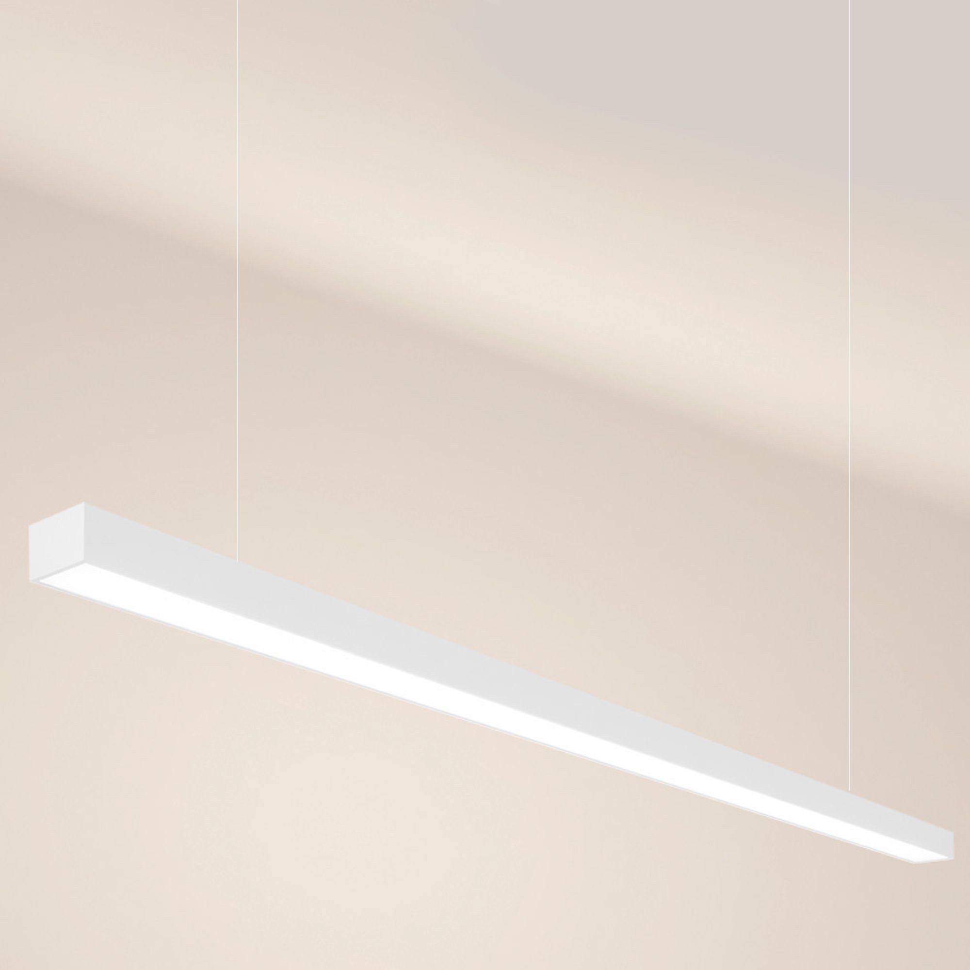 s.luce Pendelleuchte Oris LED-Linienlampe Büro-Pendellampe XL nach Maß 4000K Weiß, Neutralweiß