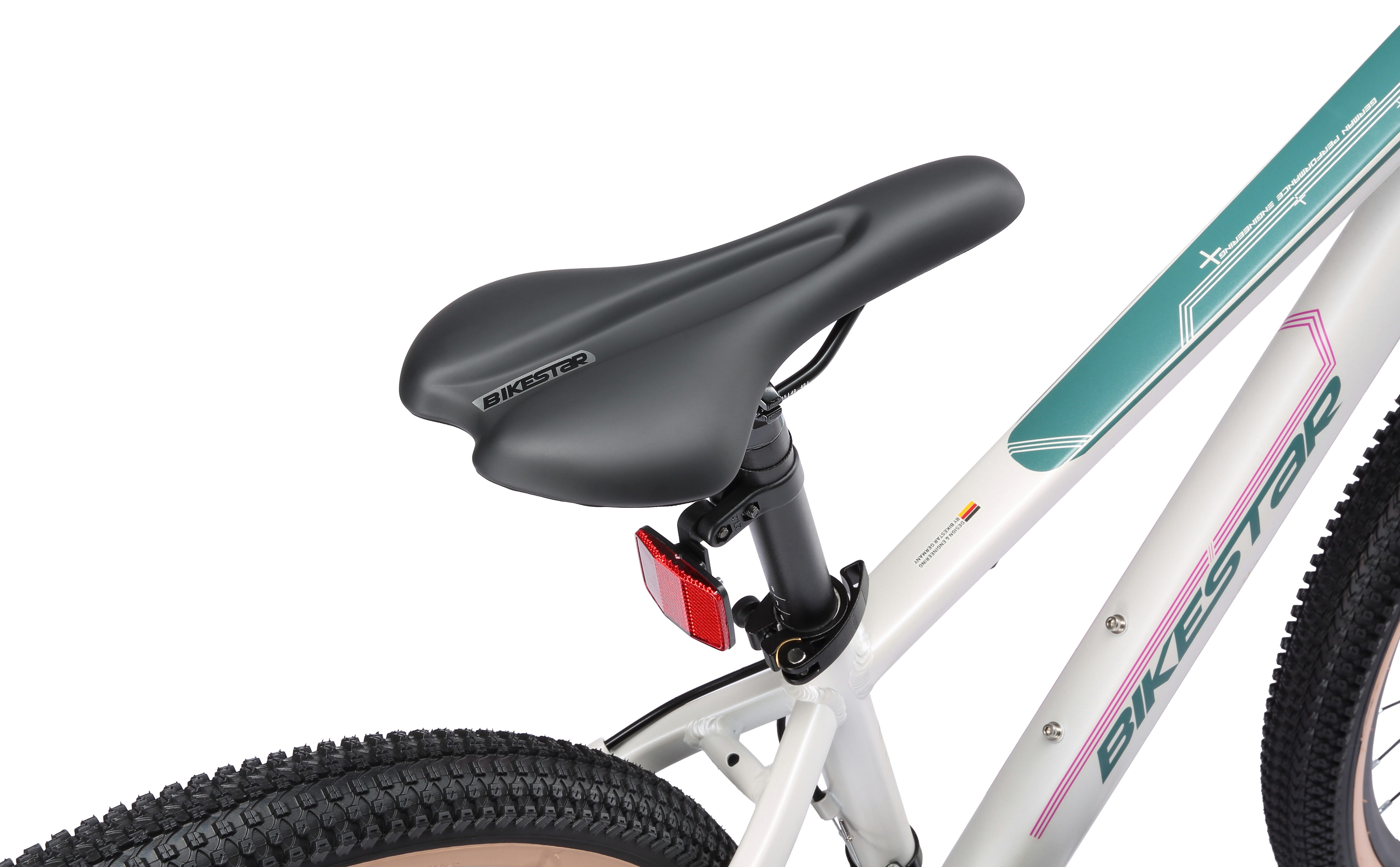Bikestar Mountainbike, 21 Gang Shimano RD-TY300 Schaltwerk, Kettenschaltung, für Damen und Herren, Kettenschaltung